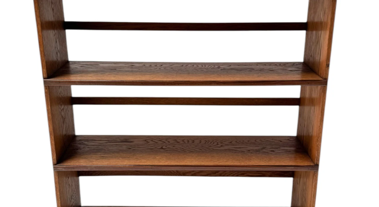 Art Deco Modernist Open Bookcase by P.E.L. Izeren for De Genneper Molen, 1920s